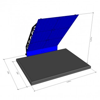 Frame + panels + mattress of Freestanding Moonboard DIY