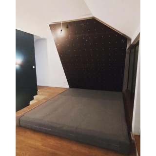 Frame + panels + mattress of Freestanding Home Wall 30' DIY